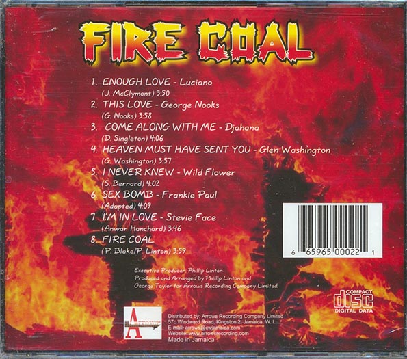 Luciano, George Nooks, Glen Washington, Etc. - Fire Coal (CD)