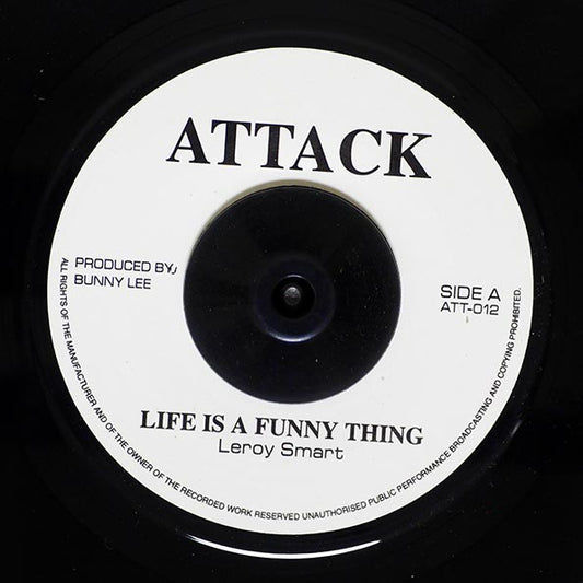 Leroy Smart - Life Is A Funny Thing  /  Trinity - Psalms (7")