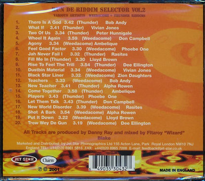 Vivan Jones, Peter Hunningale, Lloyd Brown, Don Campbell, Etc. - Run De Rhythm Selector Volume 2: Weedacome & Thunder Riddims (CD)