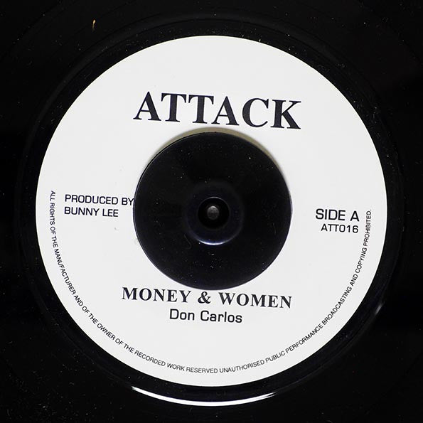 Don Carlos - Money And Woman  /  King Tubby - Money Dub (rhythm: "Horace Andy - Money Money") (7")