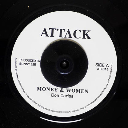 Don Carlos - Money And Woman  /  King Tubby - Money Dub (rhythm: "Horace Andy - Money Money") (7")