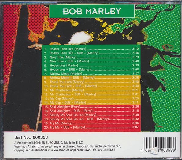 Bob Marley - Reggae N Dub (CD)