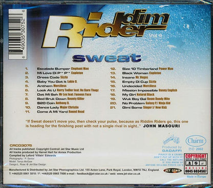 Sizzla, Capleton, Natural Black, Etc. - Riddim Rider: Sweat (rhythm: "Sweat") (CD)