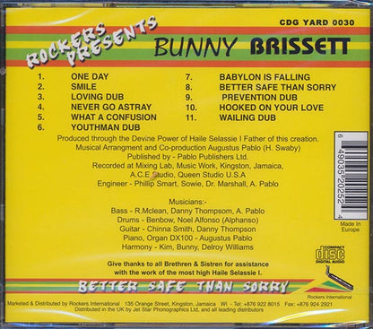 Bunny Brissett - Better Safe Than Sorry (CD)