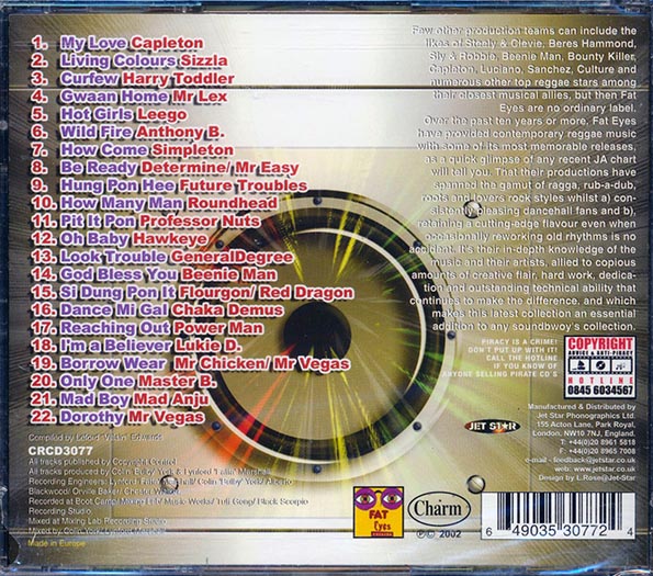 Sizzla, Capleton, Beenie Man, Etc. - Riddim Rider: Living Colours (rhythm: "Living Colours") (CD)