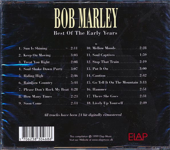 Bob Marley - Best Of The Early Years: Sun Is Shining (CD)