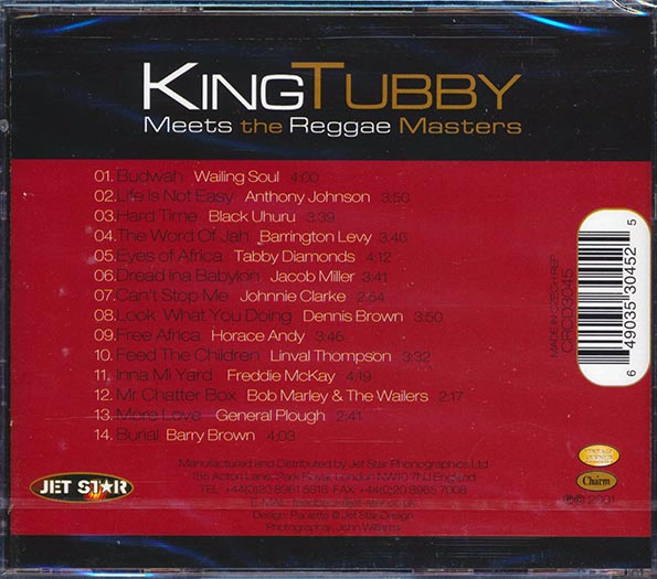 Jacob Miller, Linval Thompson, Barrington Levy, Barry Brown, Etc. - King Tubby Meets The Reggae Masters (CD)