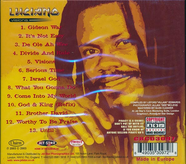 Luciano - Visions (CD)