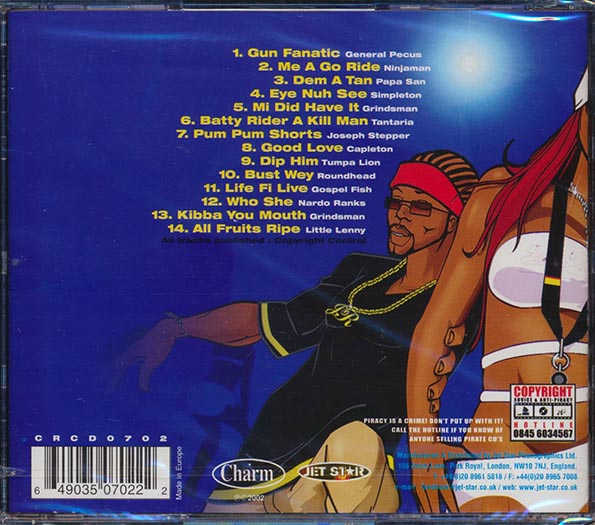 Capleton, Papa San, Ninjaman, Etc. - Just Ragga Volume 2 (CD)
