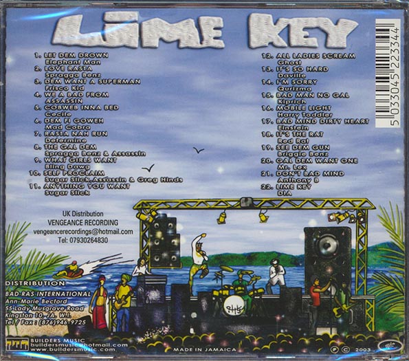 Elephant Man, Determine, Daville, Etc. - Lime Key Rhythm (rhythm: "Lime Key") (CD)