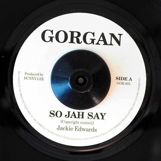 Jackie Edwards - So Jah Sey  /  Dub (7")