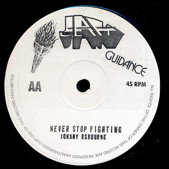 Johnny Osbourne - Fally Lover; Roots Radics - Fally Dub  /  Johnny Osbourne - Never Stop Fighting; Roots Radics - Fighting Dub (10")