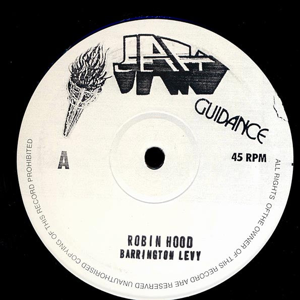 Barrington Levy - Robinhood; Roots Radics - Robin Dub  /  Barrington Levy - Black Heart Man; Roots Radics - Black Heart Dub (10")