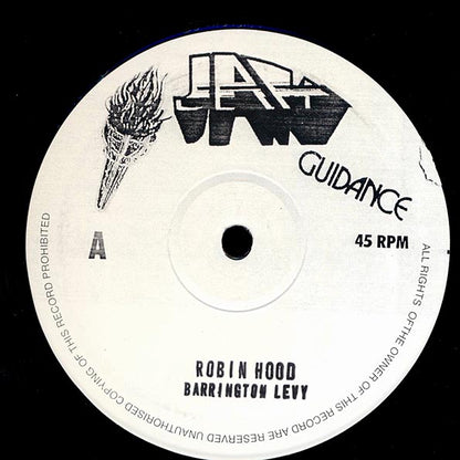 Barrington Levy - Robinhood; Roots Radics - Robin Dub  /  Barrington Levy - Black Heart Man; Roots Radics - Black Heart Dub (10")