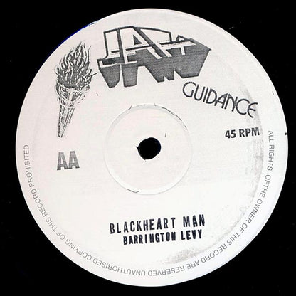 Barrington Levy - Robinhood; Roots Radics - Robin Dub  /  Barrington Levy - Black Heart Man; Roots Radics - Black Heart Dub (10")
