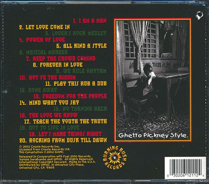 Sugar Minott - Ghetto Pickney Style: A Crucial Collection (20 tracks) (CD)