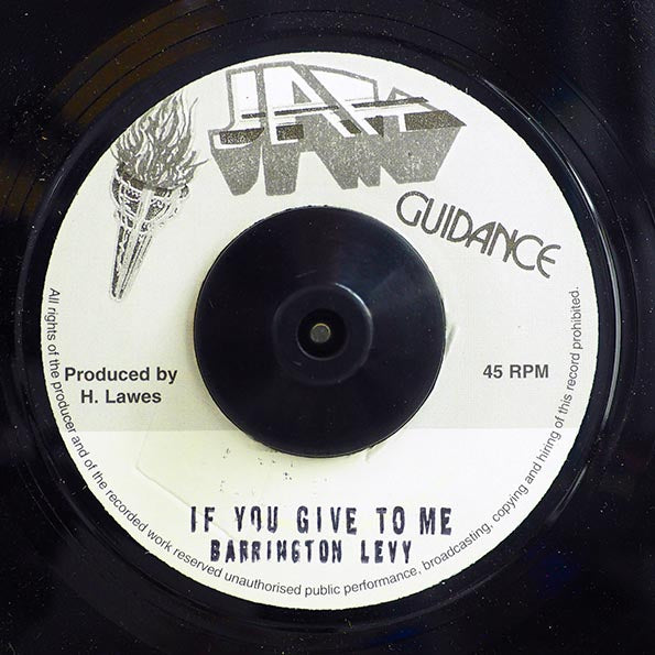 Barrington Levy - If You Give To Me  /  Roots Radics - Version (7")