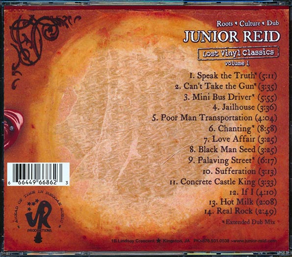Jr. Reid - Lost Vinyl Classics Volume 1 (CD)