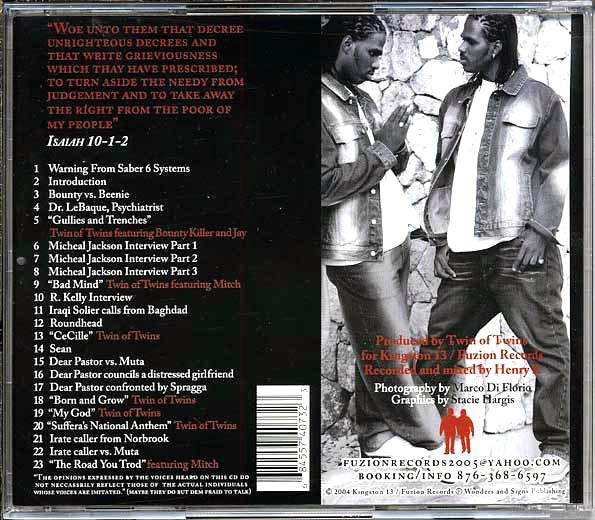Twin Of Twins - Crucifiction Of The Ghetto: Stir It Up Volume 5 (CD)