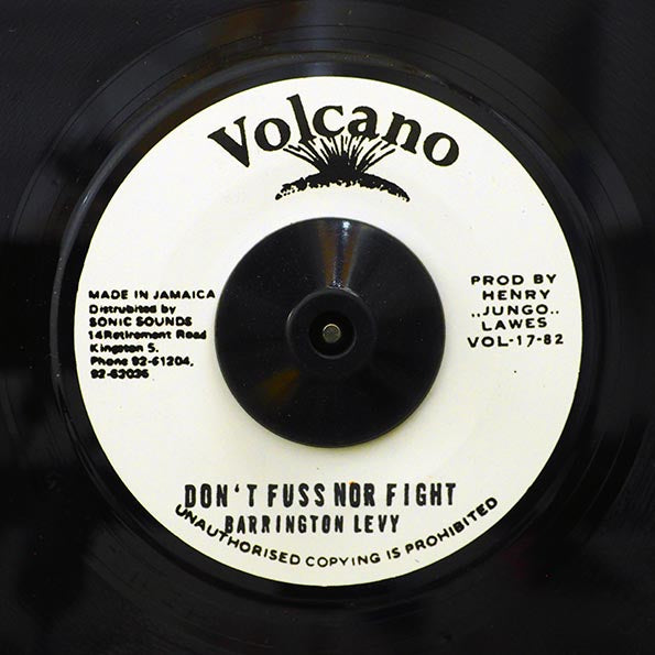 Barrington Levy - Don't Fuss Nor Fight (Sweet Reggae Music)  /  Version (7")