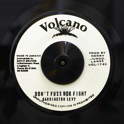 Barrington Levy - Don't Fuss Nor Fight (Sweet Reggae Music)  /  Version (7")