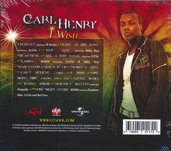 Carl Henry - I Wish (CD)
