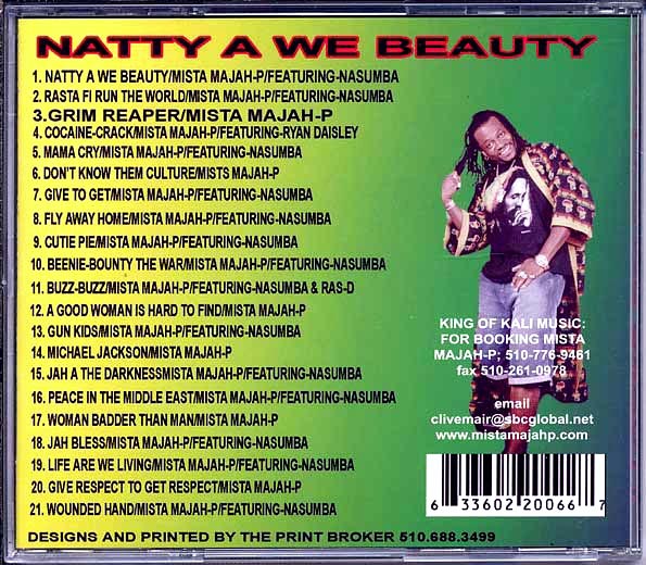 Mista Majah P - Natty A We Beauty (CD)