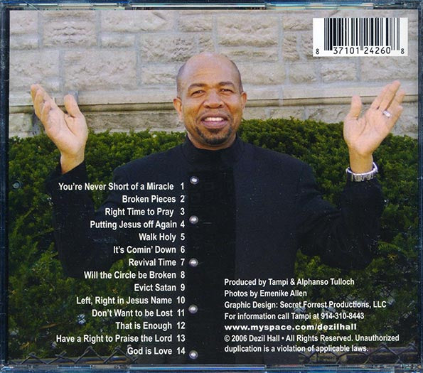 Dezil Hall - I Have Found The Right Time To Pray (CD)