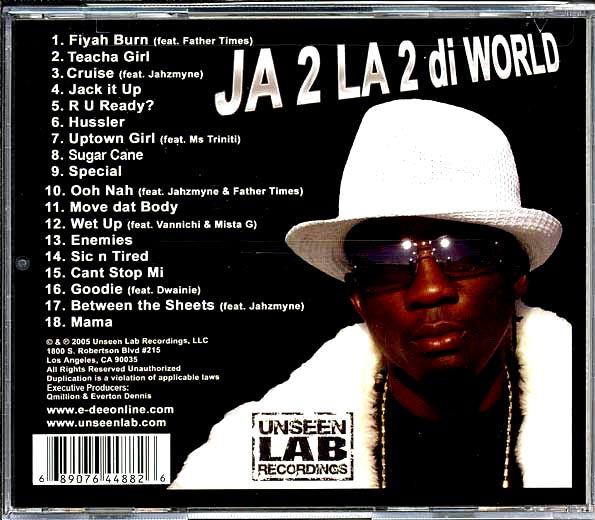 E Dee - JA 2 LA 2 Di World (CD)