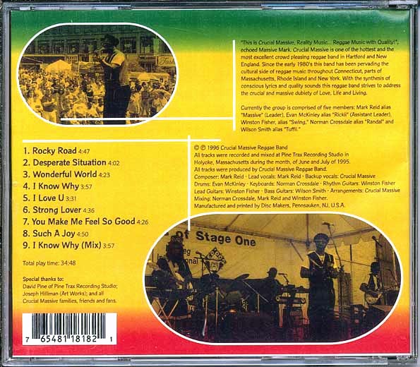 Crucial Massive - Reality Music (CD)