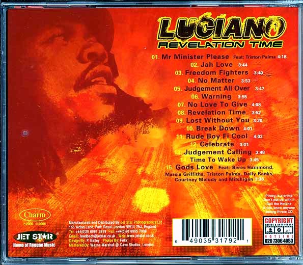 Luciano - Revelation Time (CD)