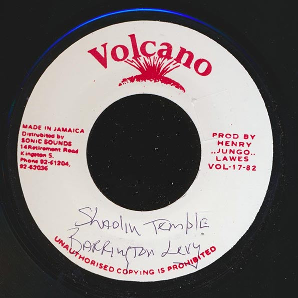 Barrington Levy - Shaolin Temple  /  Roots Radics - Version (7")