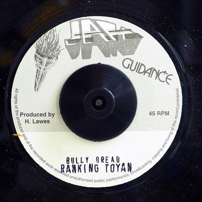 Toyan - Bully Dread  /  Roots Radics - Armagideon Version (7")