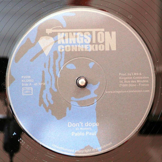Pablo Paul - Don't Dope  /  Ras Henry - Happy Home; Zap Pow Band - Happy Dub (12")