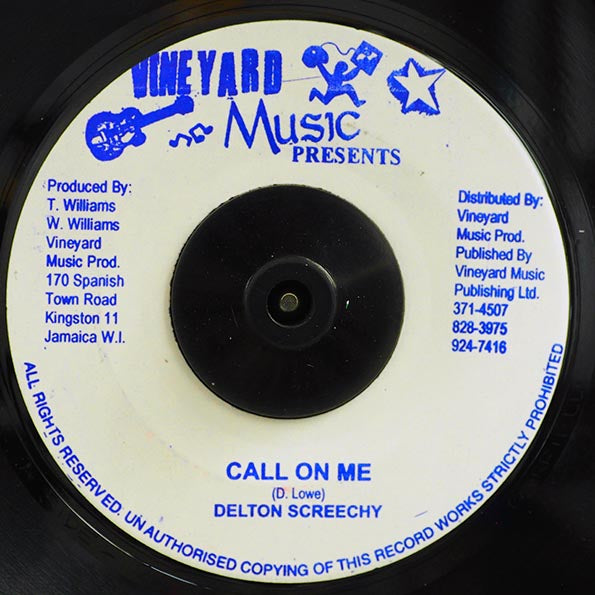 Delton Screechie - Call On Me (7")
