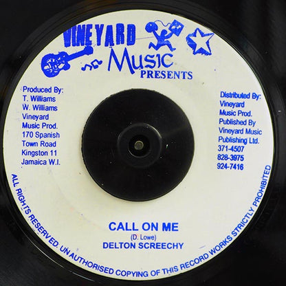 Delton Screechie - Call On Me (7")