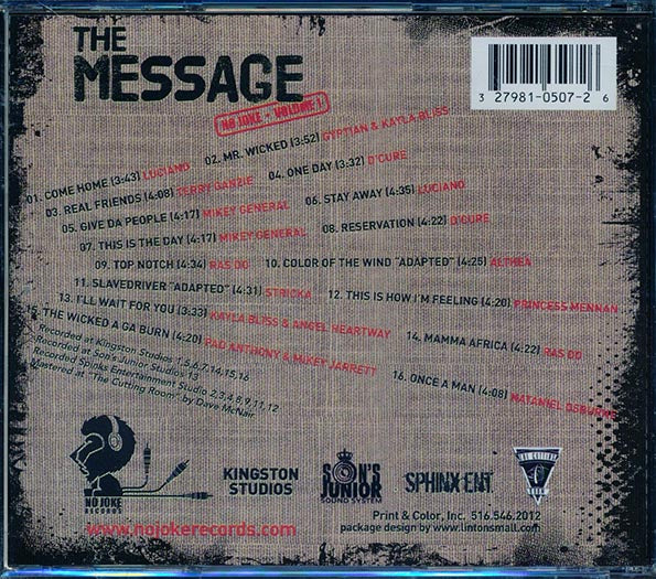 Mikey Jarrett, Luciano, Gyptian, Etc. - The Message (CD)