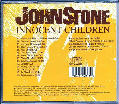 Johnstone - Innocent Children (CD)