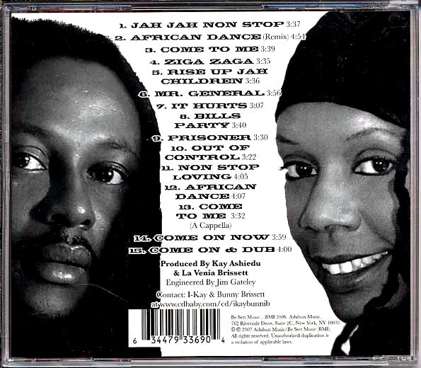 I Kay & Bunni B (Bunny Brissett) - African Dance (CD)