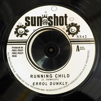 Errol Dunkley - Running Child  /  Tropical Shadows - Anniversary (7")
