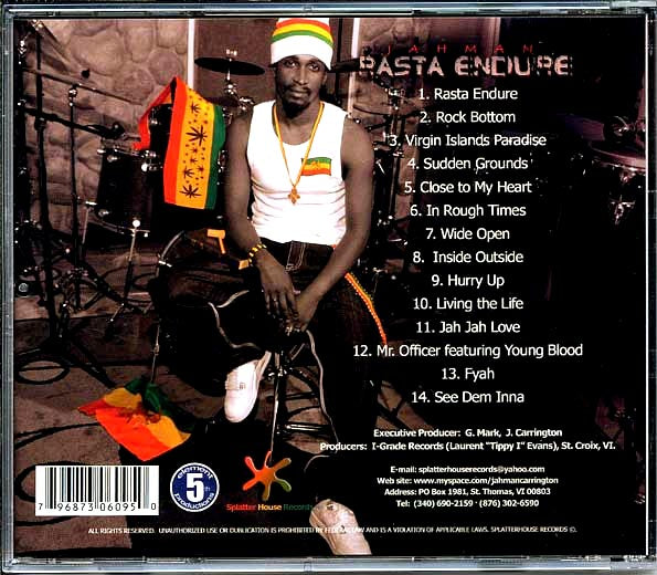 Jahman - Rasta Endure (CD)