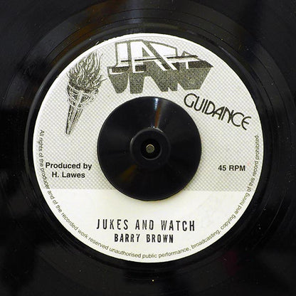 Barry Brown - Jukes And Watch  /  Roots Radics - Version (7")