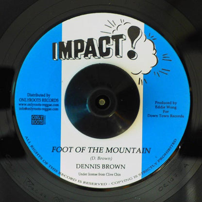 Dennis Brown - Foot Of The Mountain  /  Version (7")