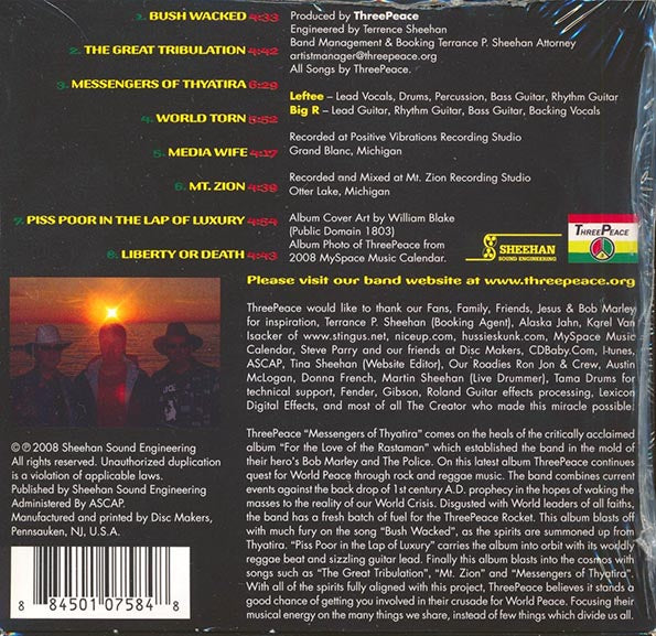 Threepeace - Messengers Of Thyatira (CD)