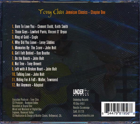 Tony Chin - Jamaican Classics Chapter 1 (CD)