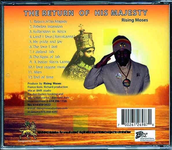 Rising Moses - The Return Of His Majesty (CD)