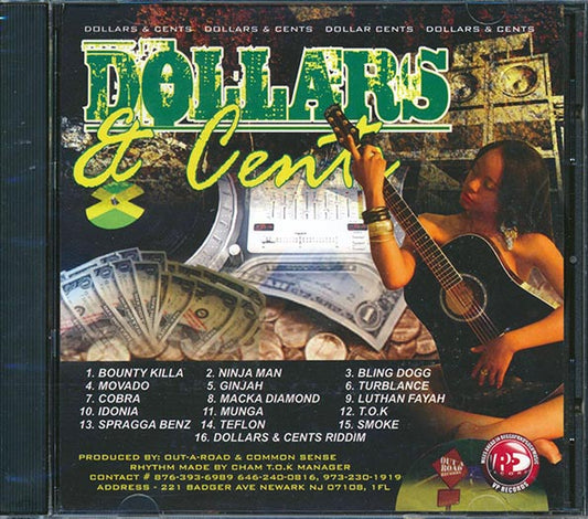 Bounty Killer, Mavado, Munga, Idonia, Lutan Fyah, Etc. - Dollars & Cents (CD)