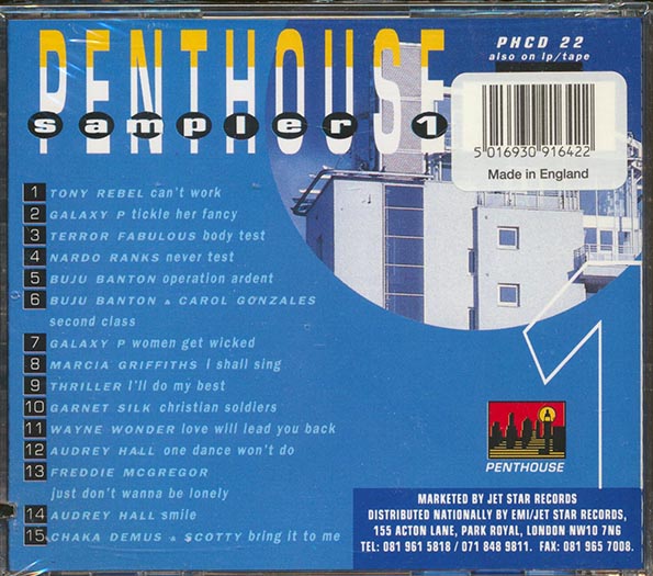Buju Banton, Garnett Silk, Freddie McGregor, Tony Rebel, Etc. - Penthouse Sampler Volume 1 (CD)