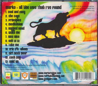 Marko - All The Love I've Found (CD)