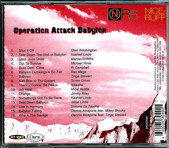 Michael Rose, Al Campbell, Glen Washington, Etc. - Nice & Ruff Volume 5: Operation Attack Babylon (CD)